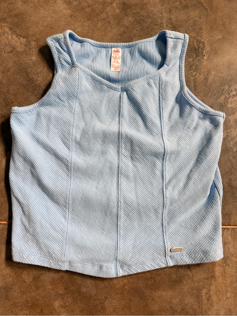 Justice Light Blue Tank Top
